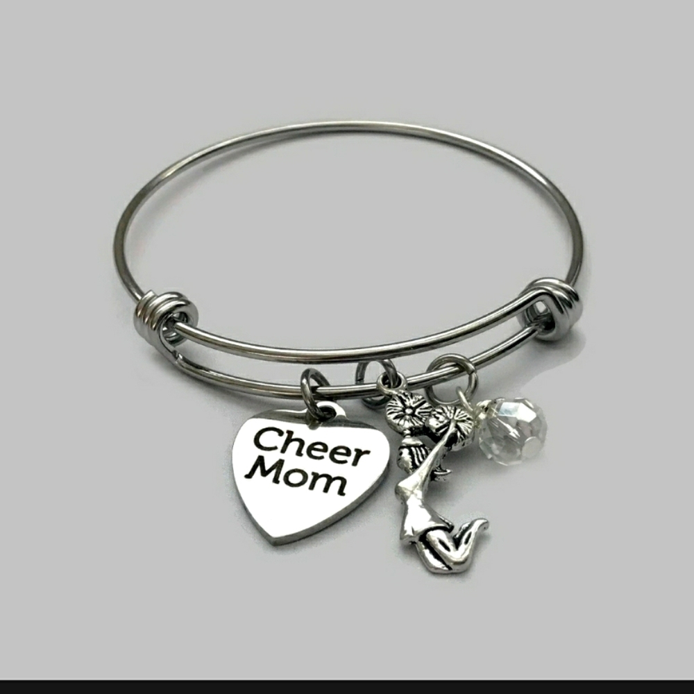 Cheer Mom Bracelets Bangle Cheerleaders